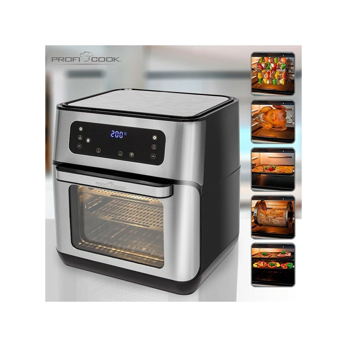 Proficook PCFR1200H Friggitrice ad aria - inox