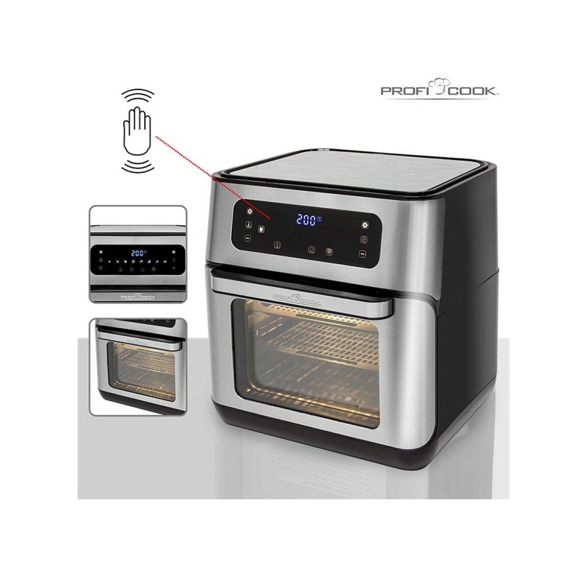 Proficook PCFR1200H Friggitrice ad aria - inox