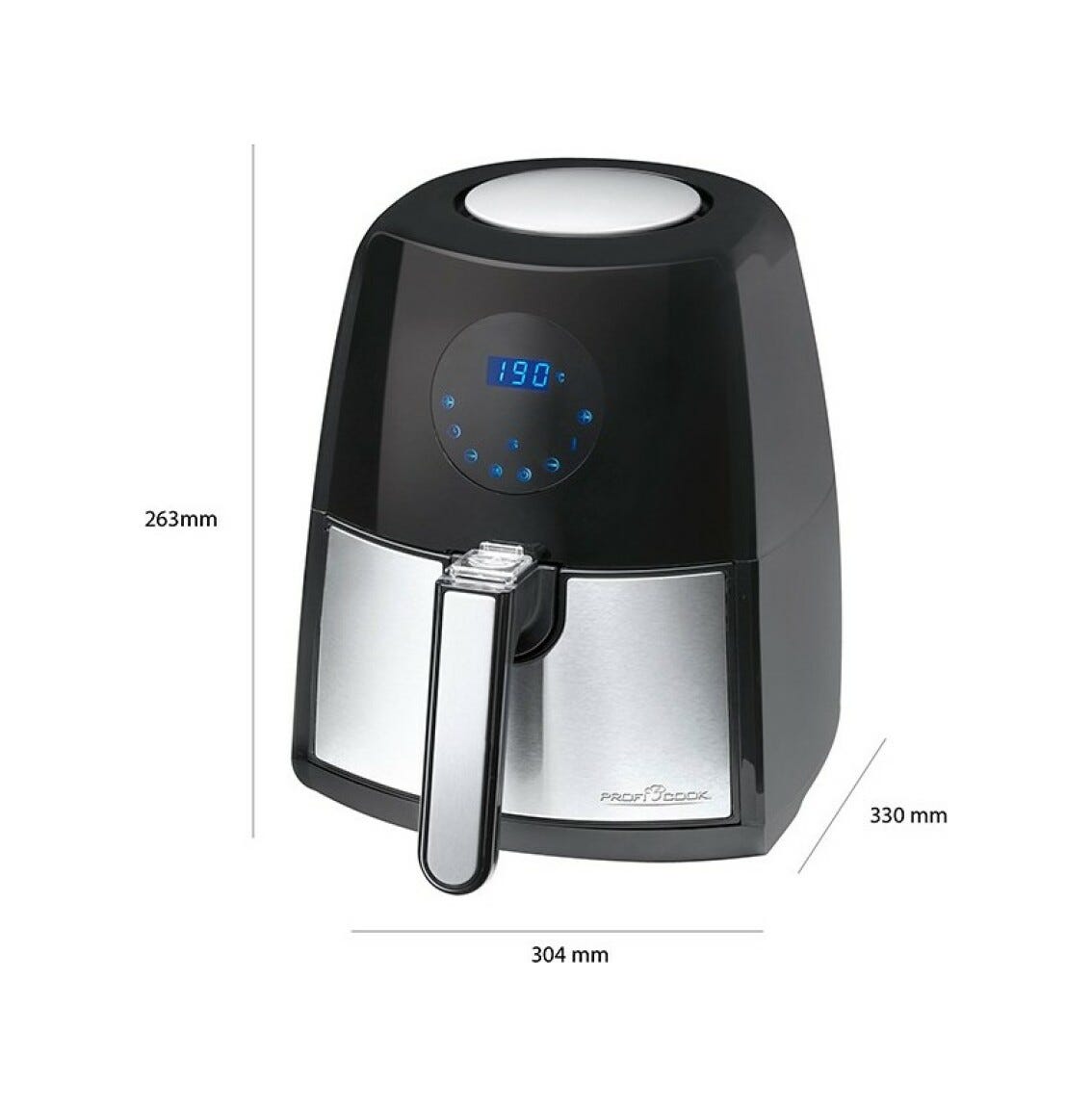 Proficook PCFR1147 Friggitrice ad aria - inox