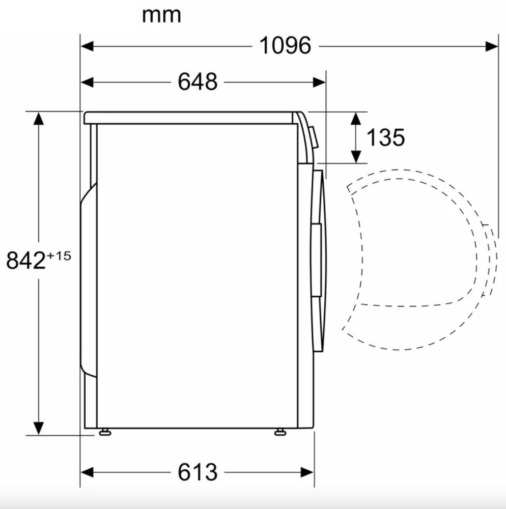 Balay 3SB380B Asciugatrice cm. 60 - capacità 8 kg - bianco