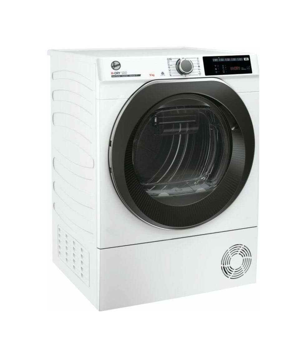 Hoover NDE H9A3TCBEXS-S H-DRY 500 Asciugatrice a pompa di calore cm. 60 - capacità 9 kg - bianco
