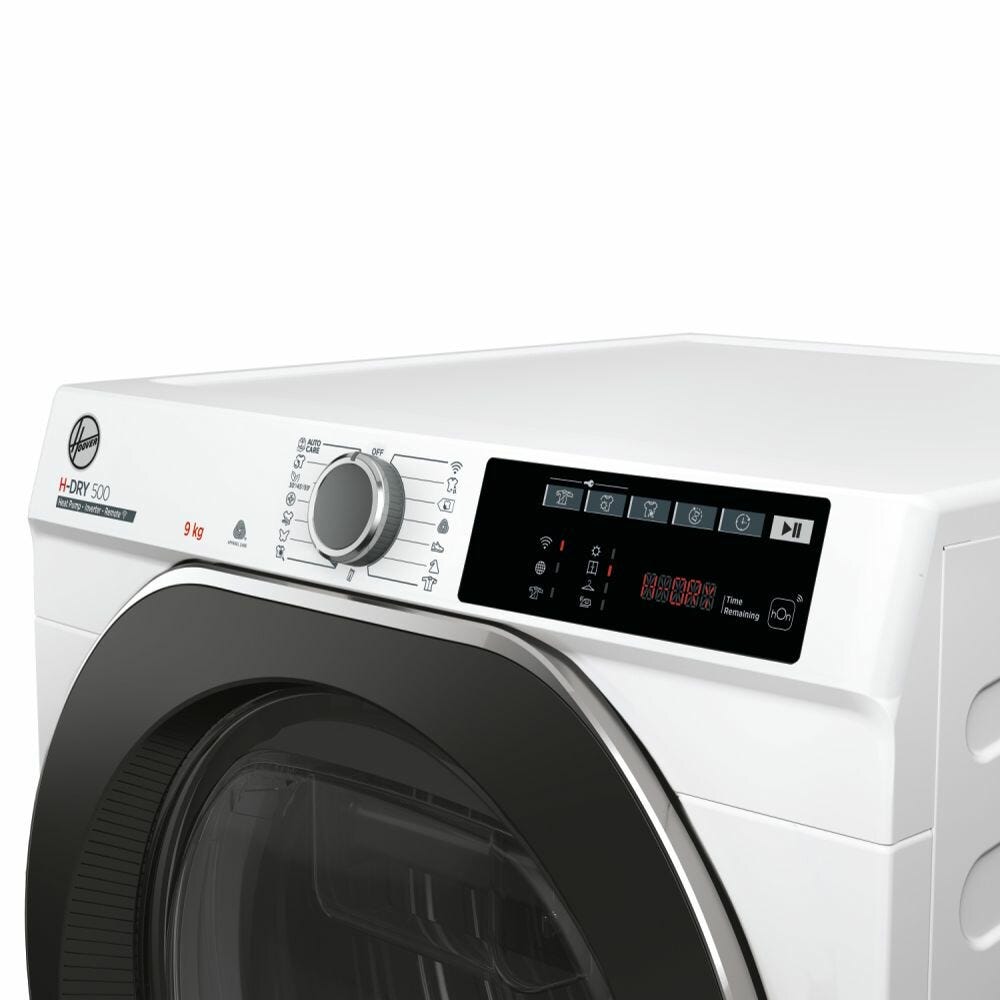 Hoover NDE H9A3TCBEXS-S H-DRY 500 Asciugatrice a pompa di calore cm. 60 - capacità 9 kg - bianco