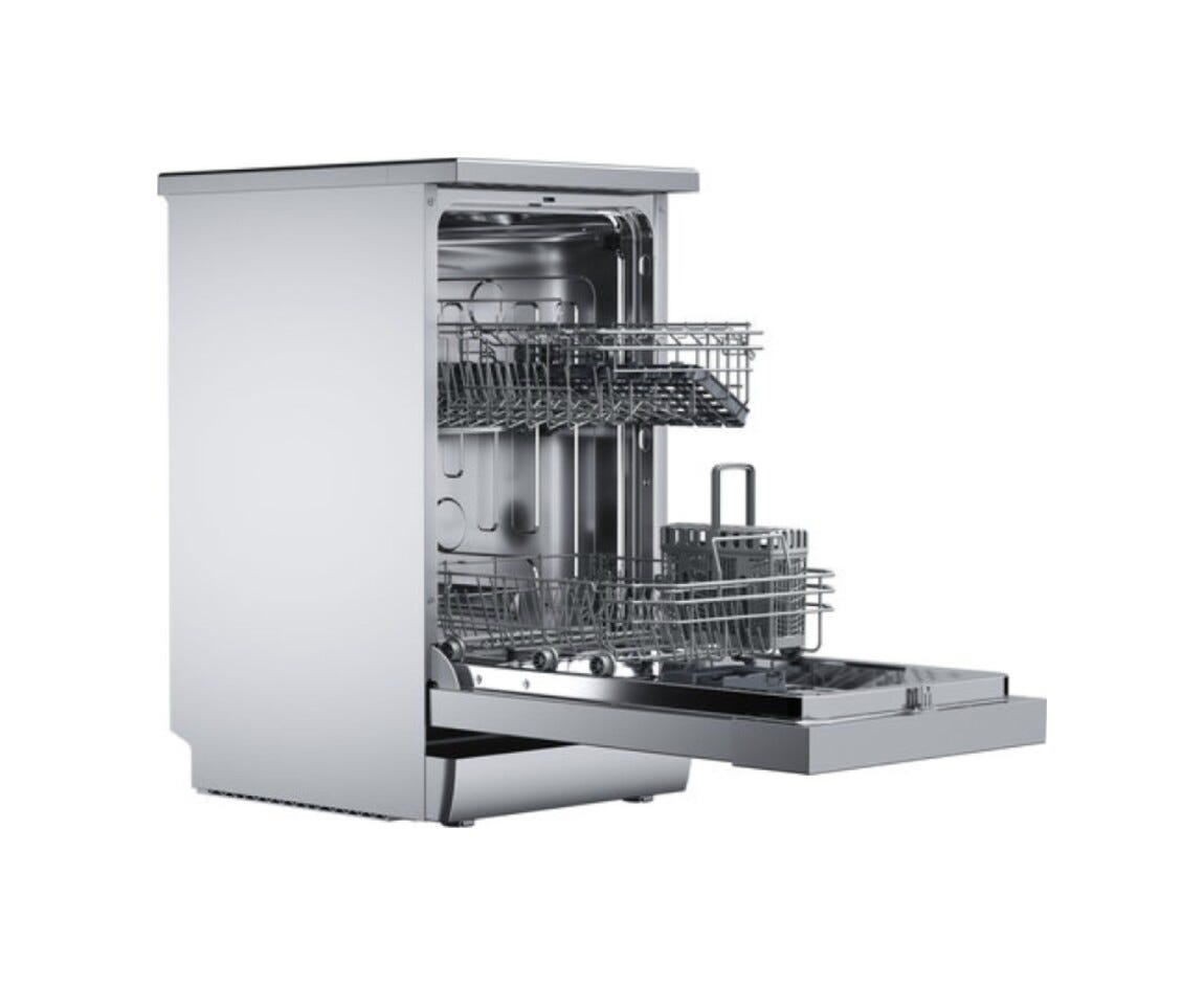 Teka DFS 24650 Lavastoviglie a libera installazione cm. 45 - 9 coperti - inox