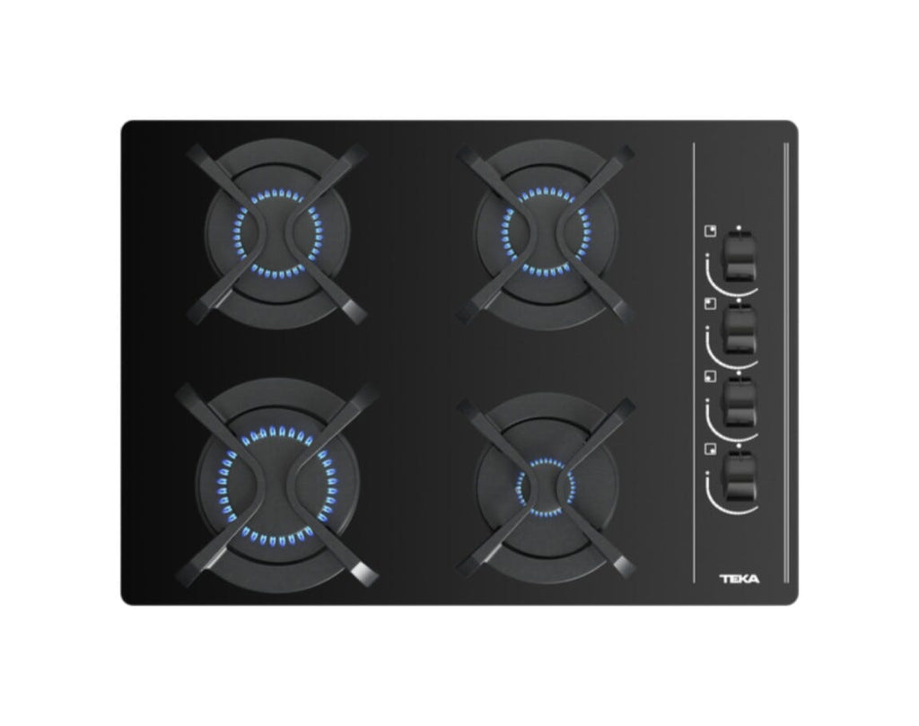 Teka GBC 64003 KBA Piano cottura a gas cm. 60 - vetro nero