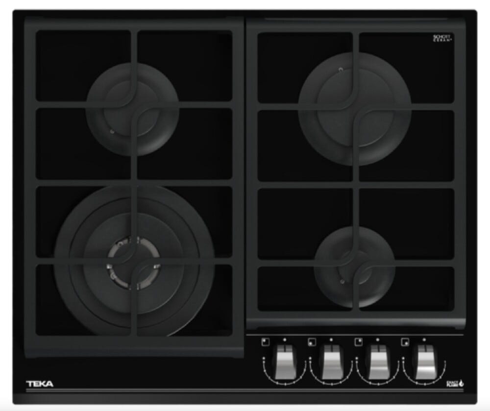 Teka GZC 64320 XBA Piano cottura a gas cm. 60 - vetro nero