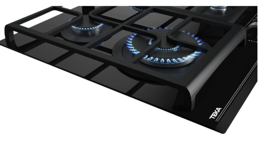 Teka GZC 64320 XBA Piano cottura a gas cm. 60 - vetro nero