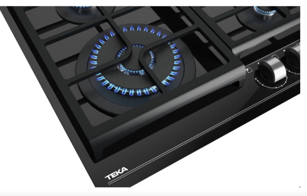 Teka GZC 64320 XBA Piano cottura a gas cm. 60 - vetro nero