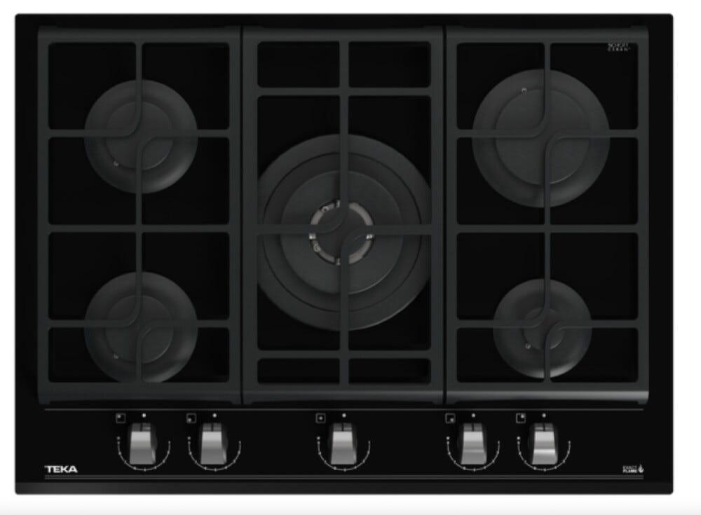Teka GZC 75330 XBA Piano cottura a gas cm. 70 - vetro nero