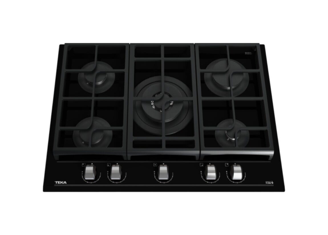 Teka GZC 75330 XBA Piano cottura a gas cm. 70 - vetro nero