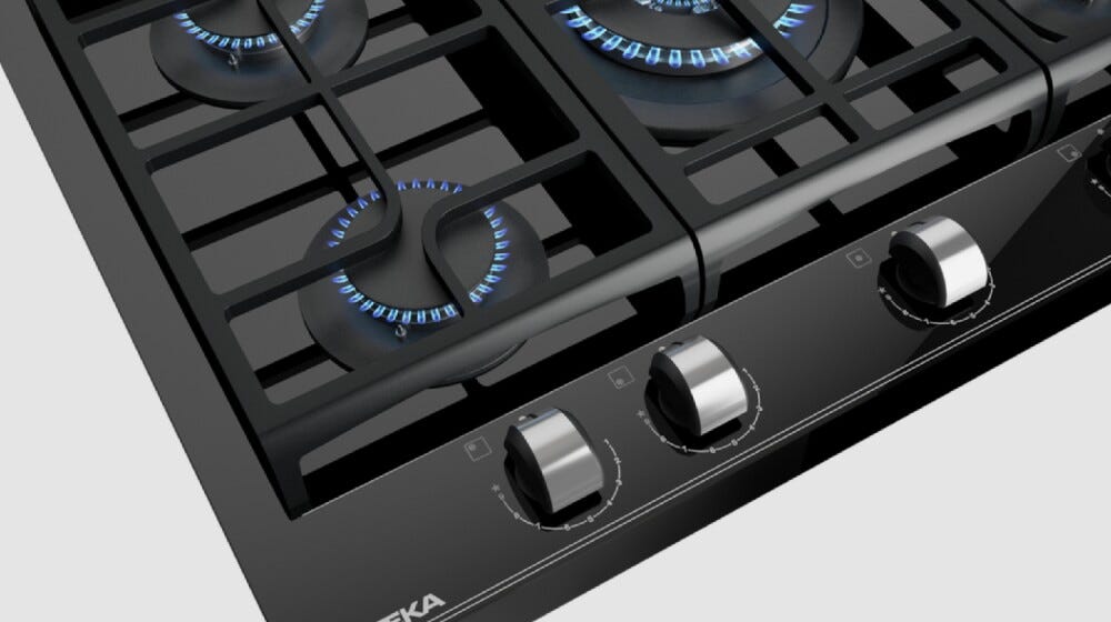 Teka GZC 75330 XBA Piano cottura a gas cm. 70 - vetro nero
