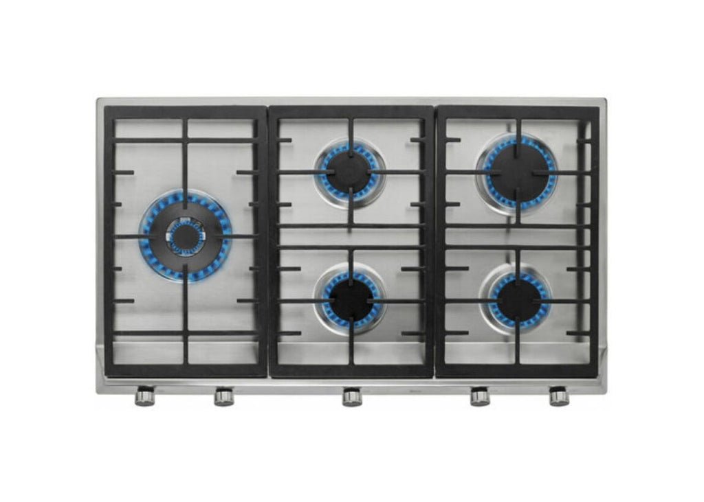Teka EX90.1 5G DR LEFT Piano cottura a gas cm. 86 - inox