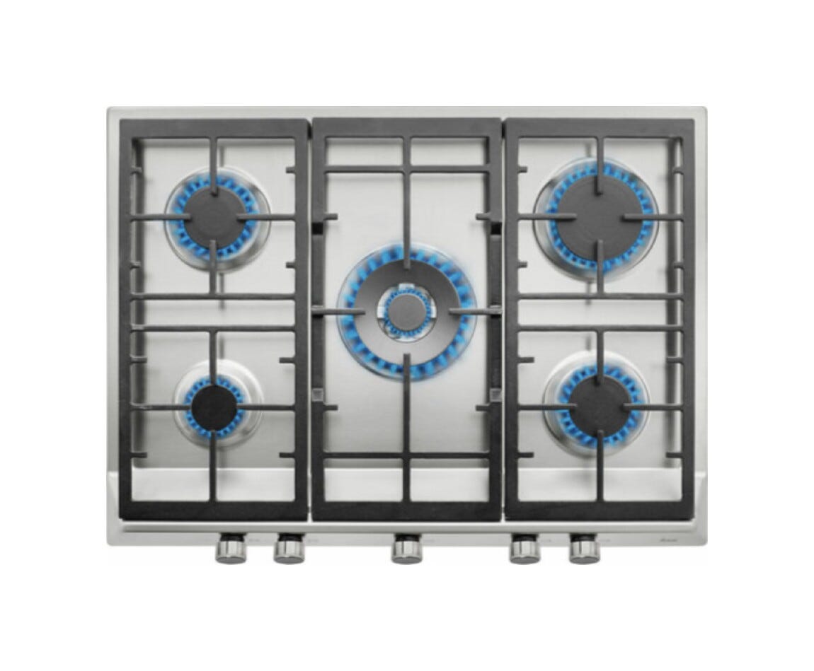 Teka EX70.1 5G DR Piano cottura a gas cm. 68 - inox