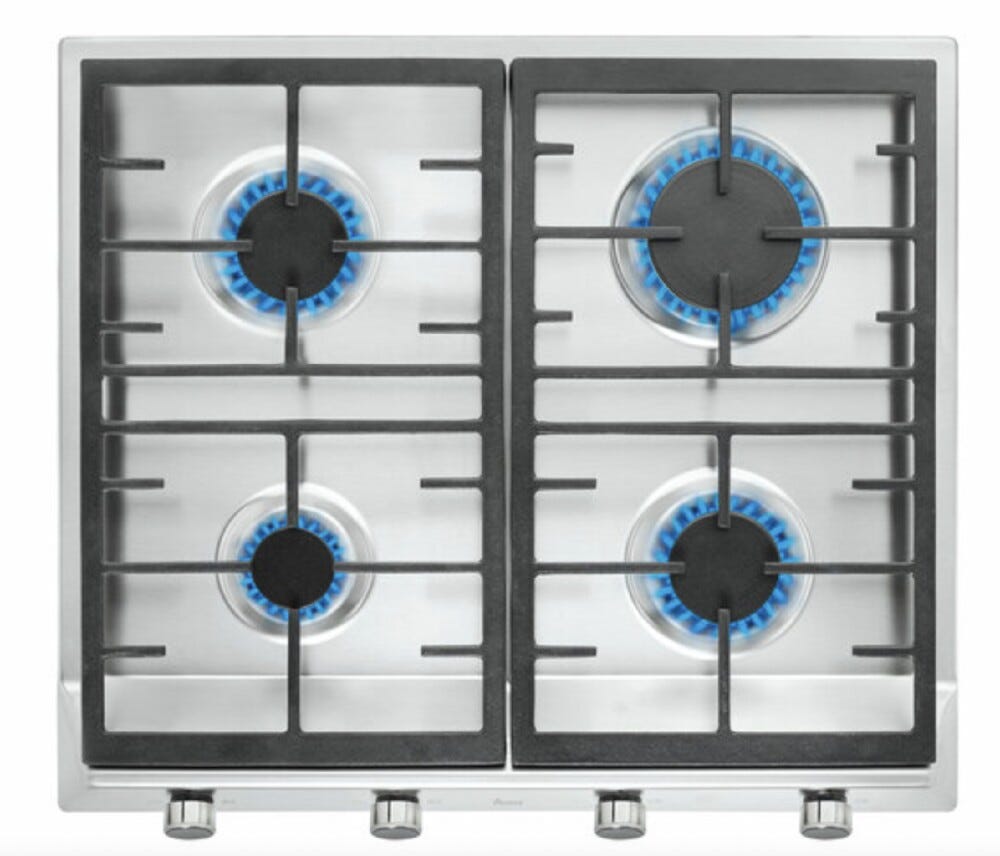 Teka EX 60.1 4G Piano cottura a gas cm. 58 - inox