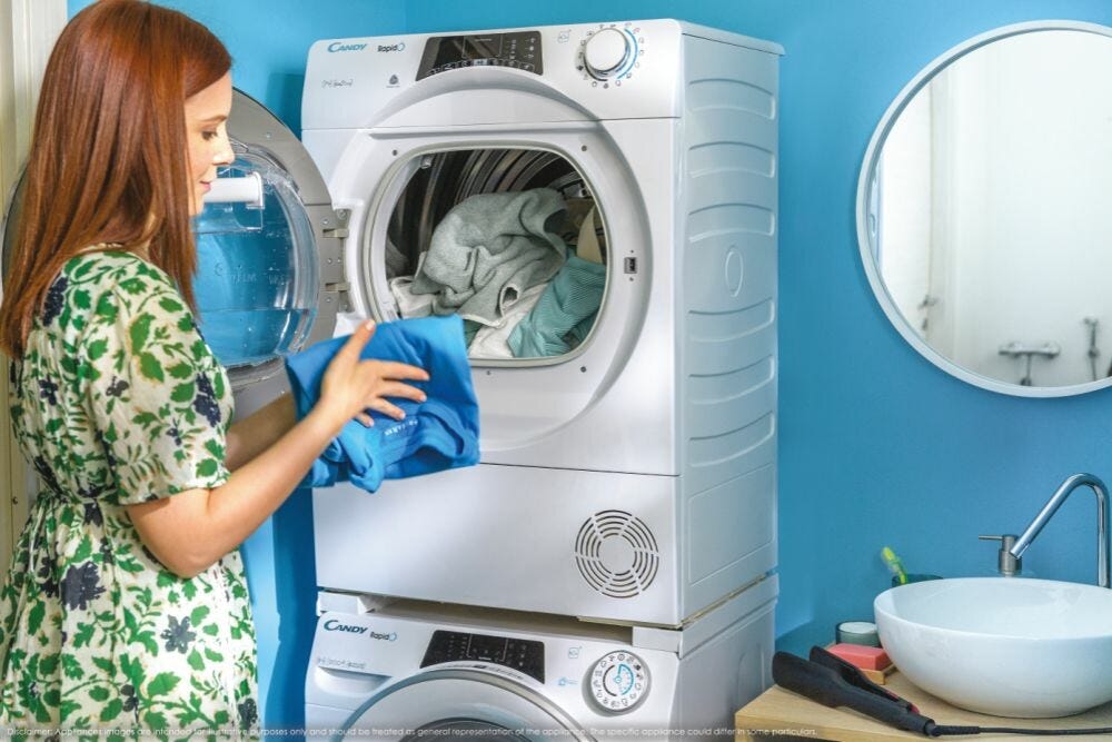 Candy RO4 1274DWMCT/1-S Lavatrice cm. 60 - capacità 7 kg - bianco