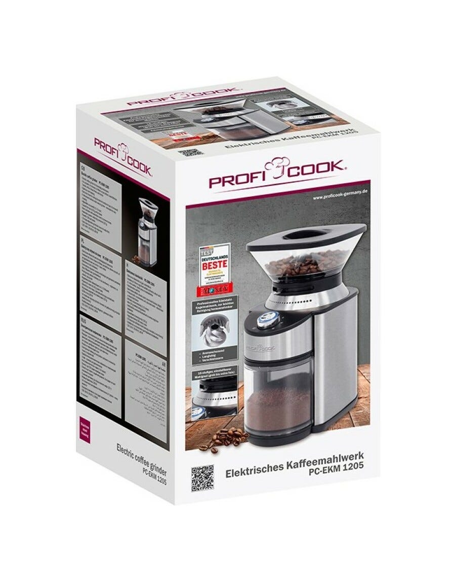 Proficook PCEKM1205 Macina caffè - inox