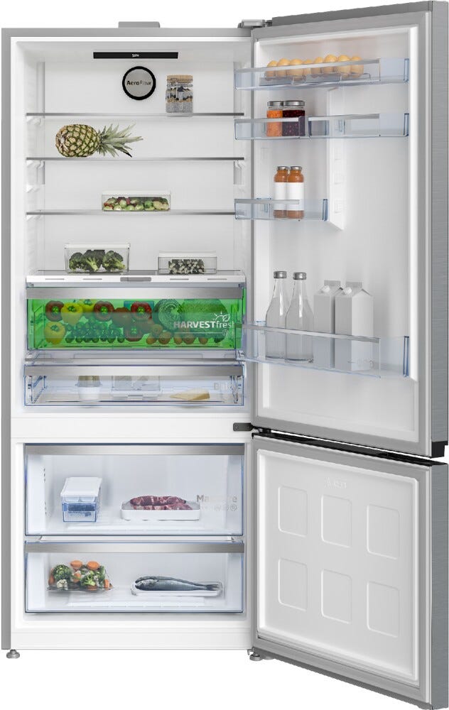 Beko B7RCNE595ZXPW Beyond bPRO 700 Frigorifero con congelatore a libera installazione - cm. 78 h 187 - lt. 551 - inox