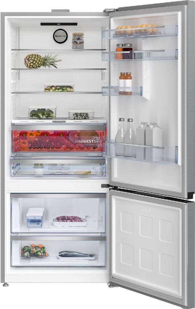 Beko B7RCNE595ZXPW Beyond bPRO 700 Frigorifero con congelatore a libera installazione - cm. 78 h 187 - lt. 551 - inox