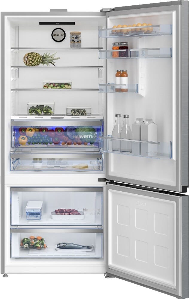 Beko B7RCNE595ZXPW Beyond bPRO 700 Frigorifero con congelatore a libera installazione - cm. 78 h 187 - lt. 551 - inox