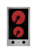 Teka EFX 30.1 2H Piano cottura elettrico cm. 31 - inox/nero