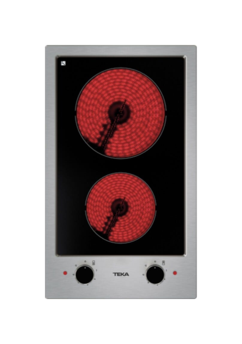 Teka EFX 30.1 2H Piano cottura elettrico cm. 31 - inox/nero
