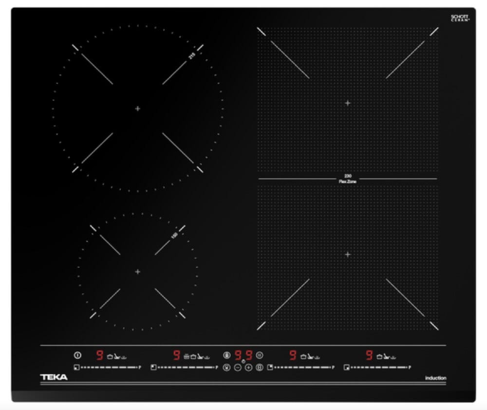 Teka IZF 64440 MSP Piano cottura a induzione cm. 60 - vetroceramica nero