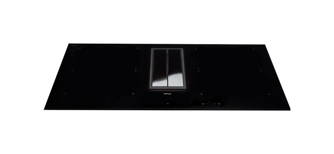 Falmec QUANTUM PRO EASY Sistemi di cottura integrati Piano cottura a induzione cm. 84 con apirazione integrata da 600 m3/h - vetroceramica nero