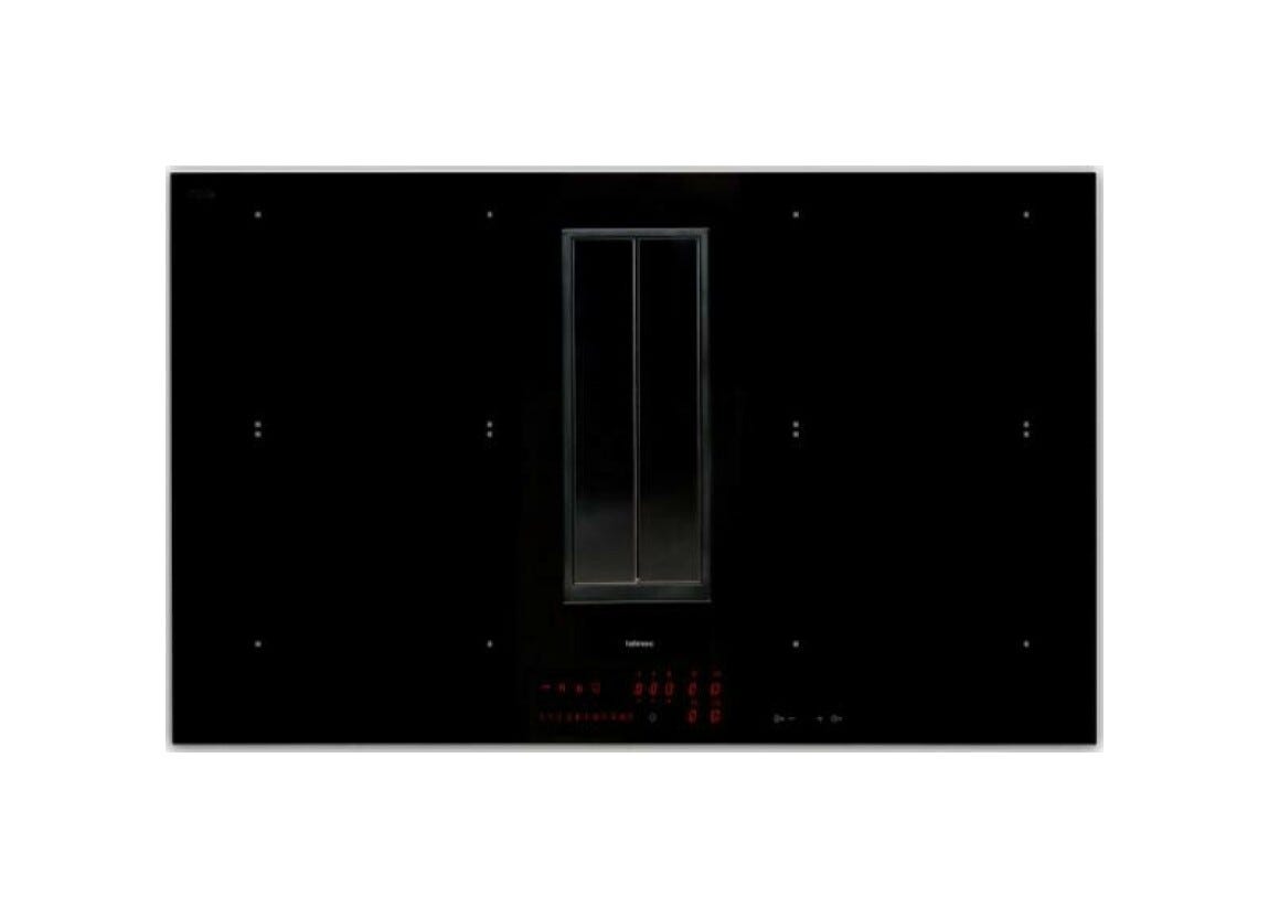 Falmec QUANTUM PRO EASY Sistemi di cottura integrati Piano cottura a induzione cm. 84 con apirazione integrata da 600 m3/h - vetroceramica nero