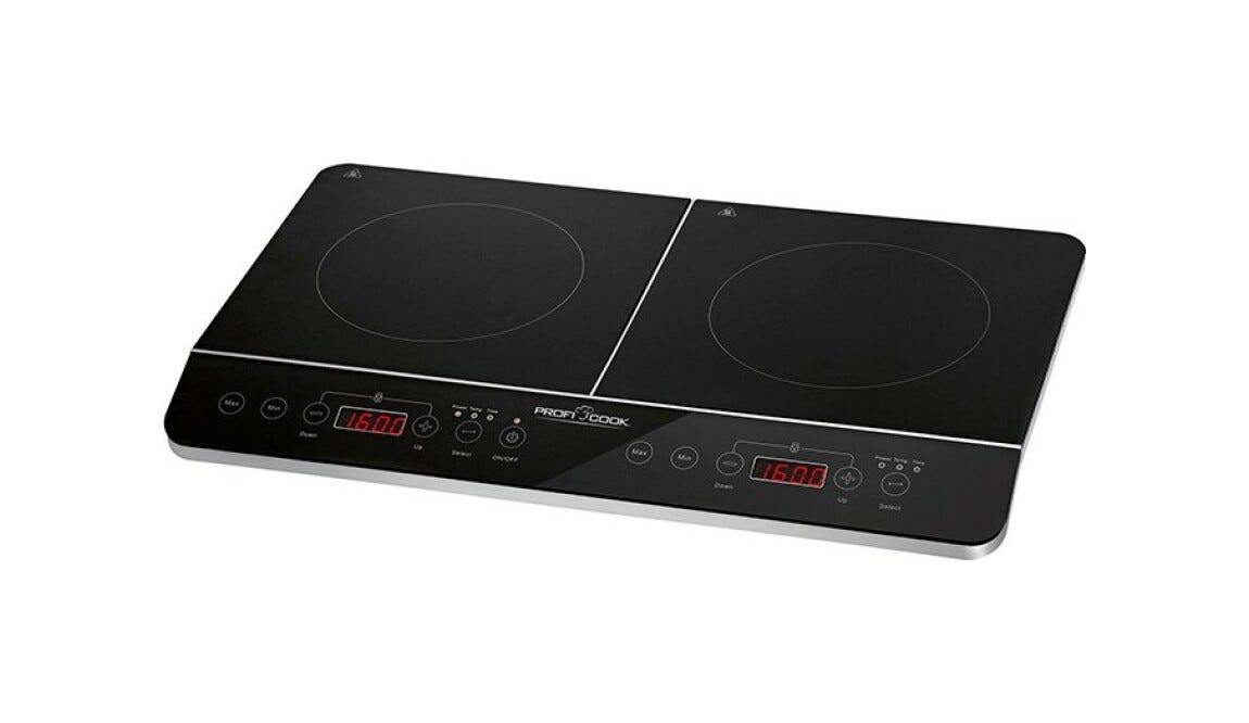 Proficook PCDKI1067 Piastra a induzione da appoggio doppia