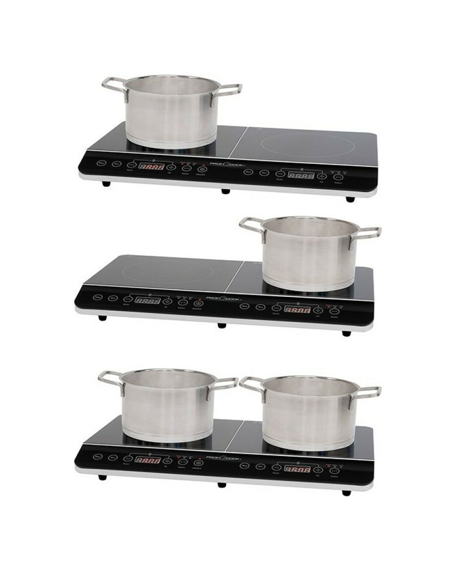 Proficook PCDKI1067 Piastra a induzione da appoggio doppia