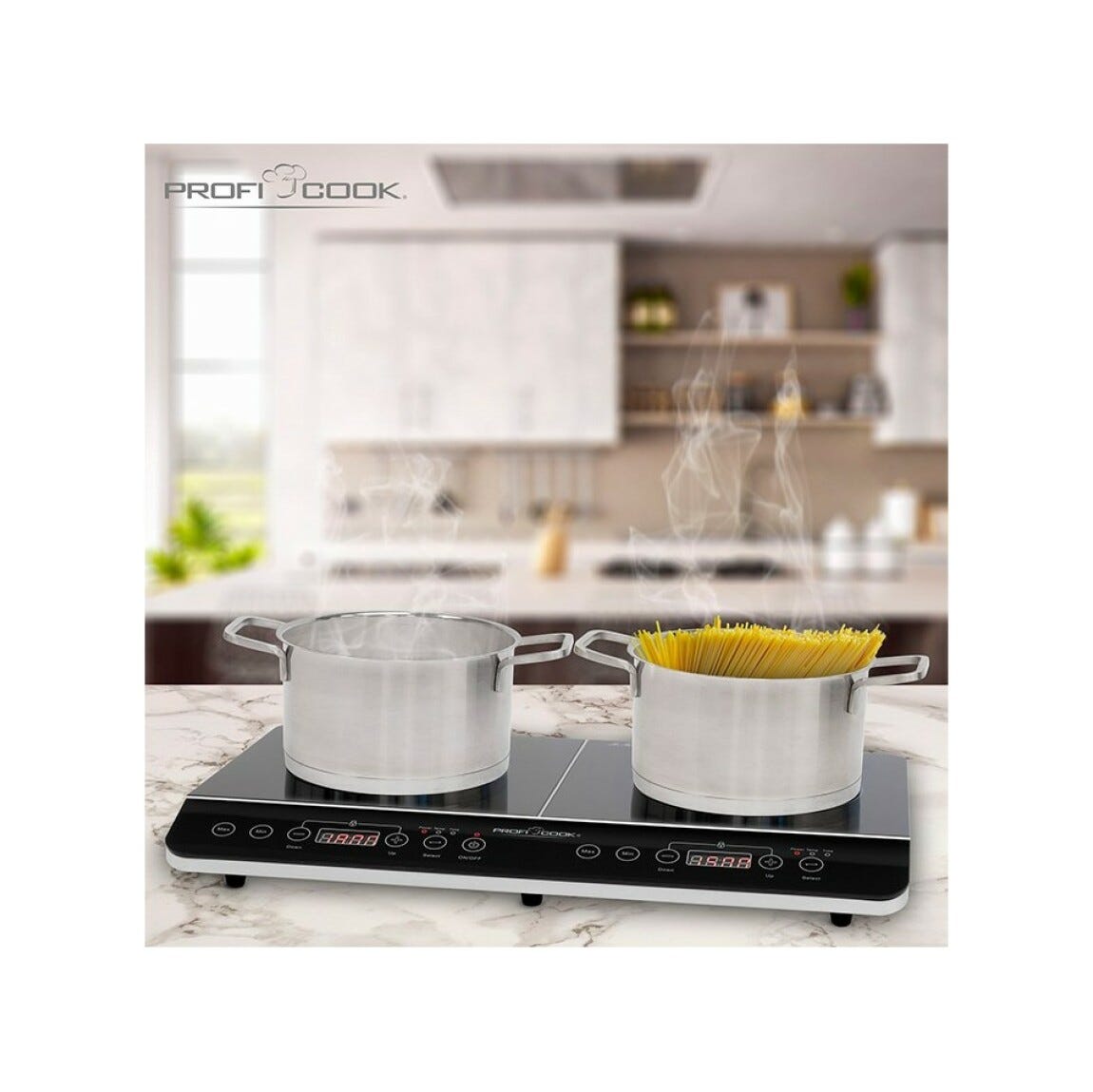 Proficook PCDKI1067 Piastra a induzione da appoggio doppia