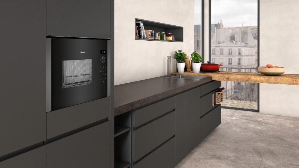 Neff HLAGD53G0 N 50 Forno microonde cm. 59 h. 38 - grigio grafite