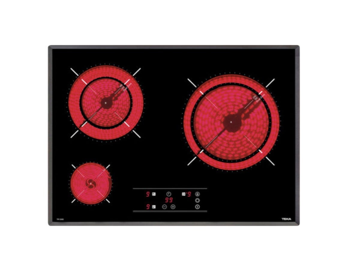 Teka TR 5300 Piano cottura elettrico cm. 60 - vetroceramica nero