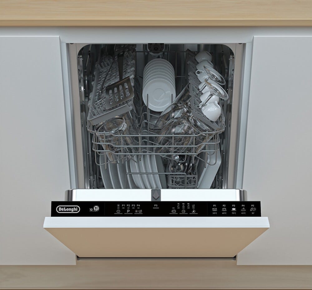 De Longhi L45P52E Lavastoviglie integrata totale cm. 45 - 10 coperti