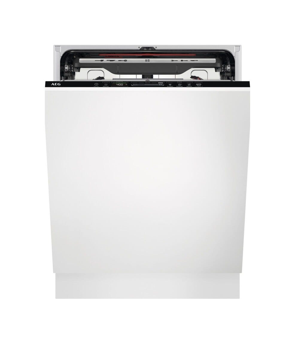 AEG FSB53637P 7000 GlassCare Lavastoviglie da incasso totale, Vasca XXL, 13 coperti, AirDry, Beam‑on‑floor, cerniere sliding