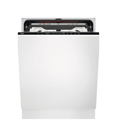 AEG FSB53637P 7000 GlassCare Lavastoviglie da incasso totale, Vasca XXL, 13 coperti, AirDry, Beam‑on‑floor, cerniere sliding