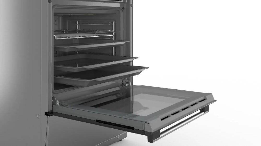 Bosch HKR39A250U Serie 4 Cucina da accosto cm. 60 - 4 zone elettriche + 1 forno elettrico - inox
