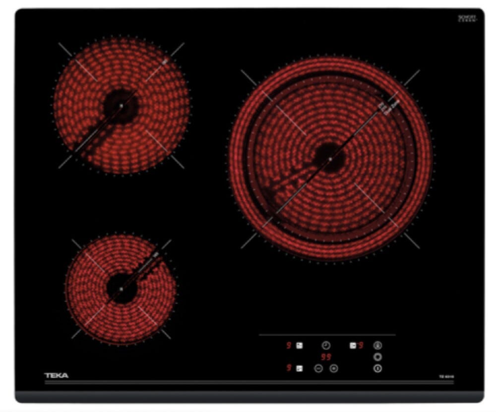Teka TZ 6315 Piano cottura elettrico cm. 60 - vetroceramica nero