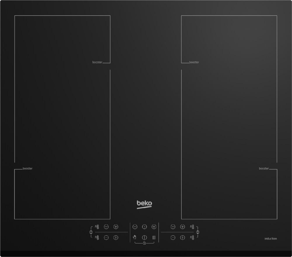 Beko HII64206F2MT b300 Piano cottura a induzione cm. 60 - vetroceramica nero