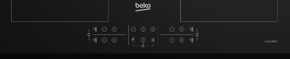 Beko HII64206F2MT b300 Piano cottura a induzione cm. 60 - vetroceramica nero