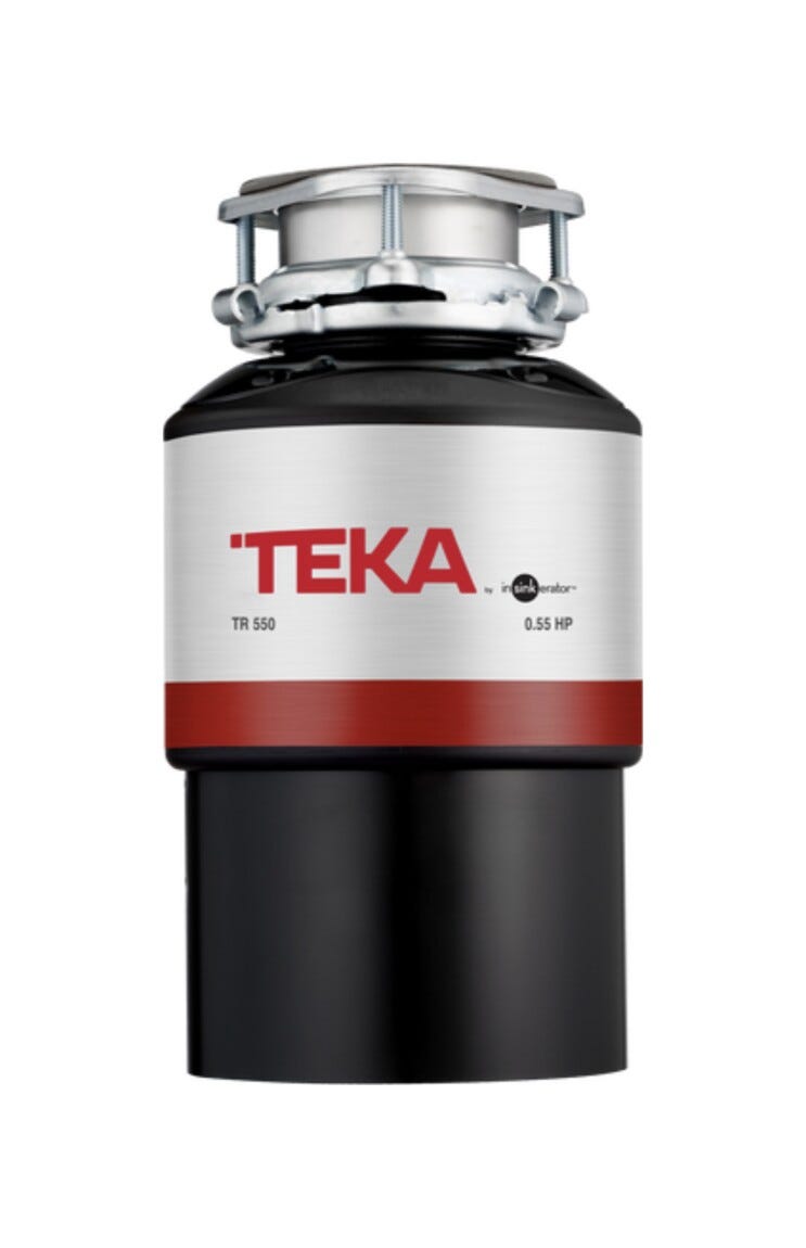 Teka TR 550 Dissipatore per rifiuti alimentari in acciaio inox