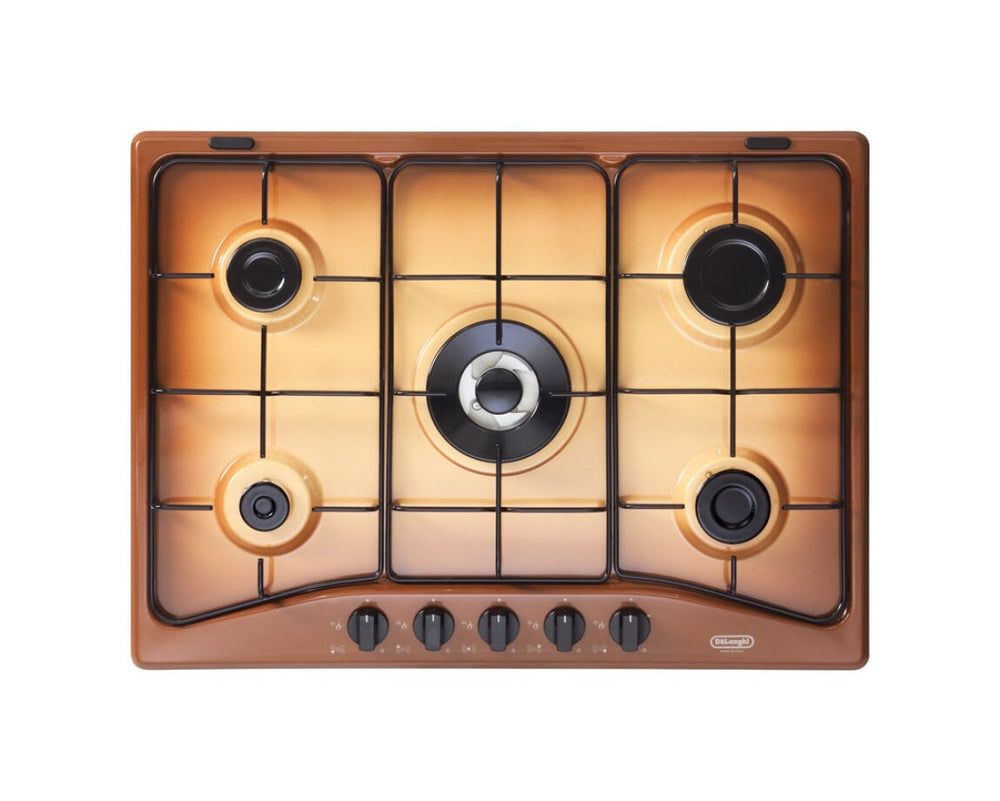 De Longhi YTF57ASV Piano cottura a gas cm. 68 - terra di francia
