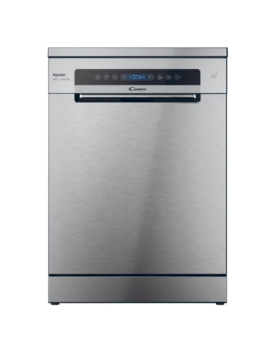 Candy CF 4C6F0X Rapido' Lavastoviglie a libera installazione cm. 60 - 14 coperti - inox