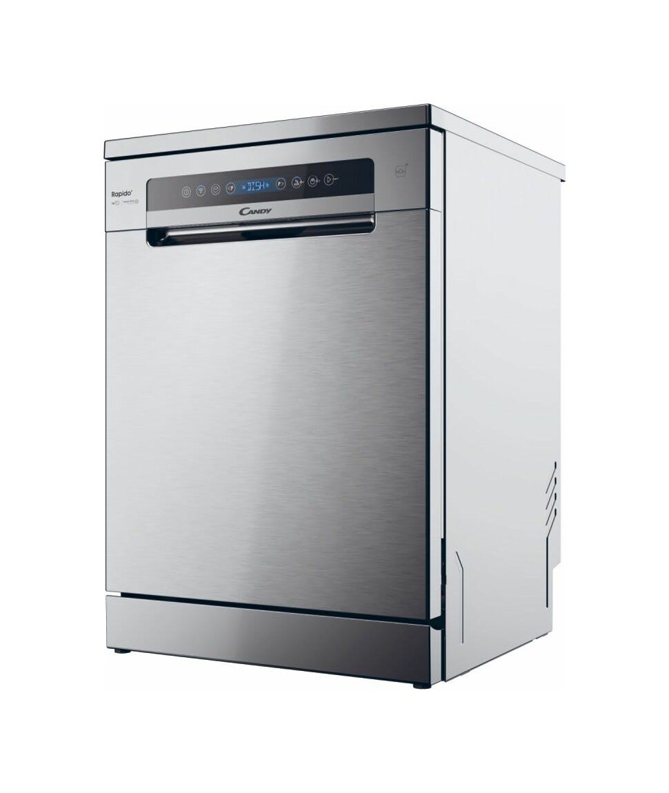 Candy CF 4C6F0X Rapido' Lavastoviglie a libera installazione cm. 60 - 14 coperti - inox