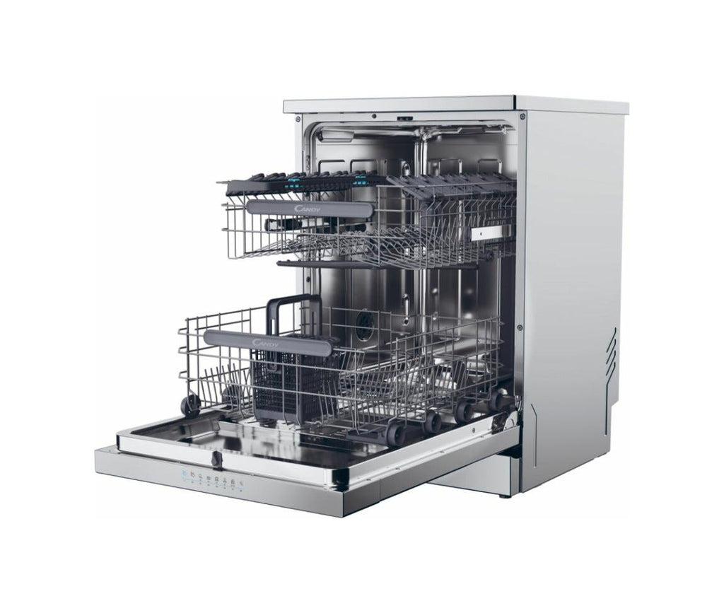 Candy CF 4C6F0X Rapido' Lavastoviglie a libera installazione cm. 60 - 14 coperti - inox