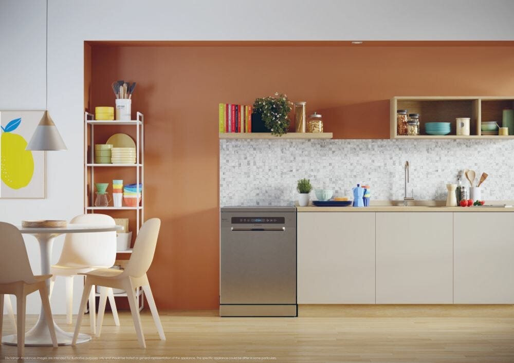 Candy CF 4C6F0X Rapido' Lavastoviglie a libera installazione cm. 60 - 14 coperti - inox
