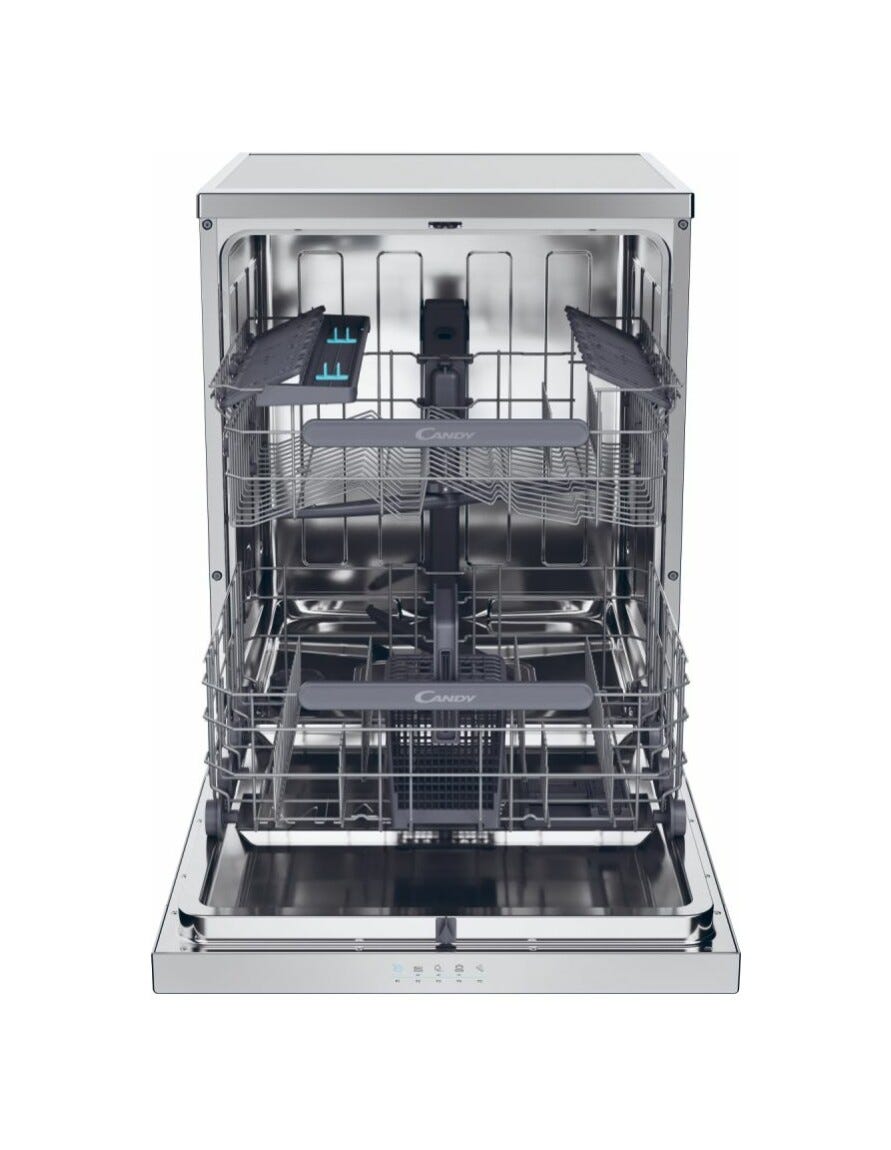 Candy CF 4E7L0X Rapido' Lavastoviglie a libera installazione cm. 60 - 14 coperti - inox
