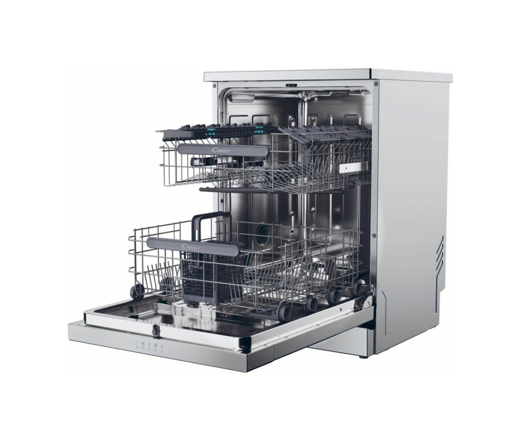 Candy CF 4E7L0X Rapido' Lavastoviglie a libera installazione cm. 60 - 14 coperti - inox