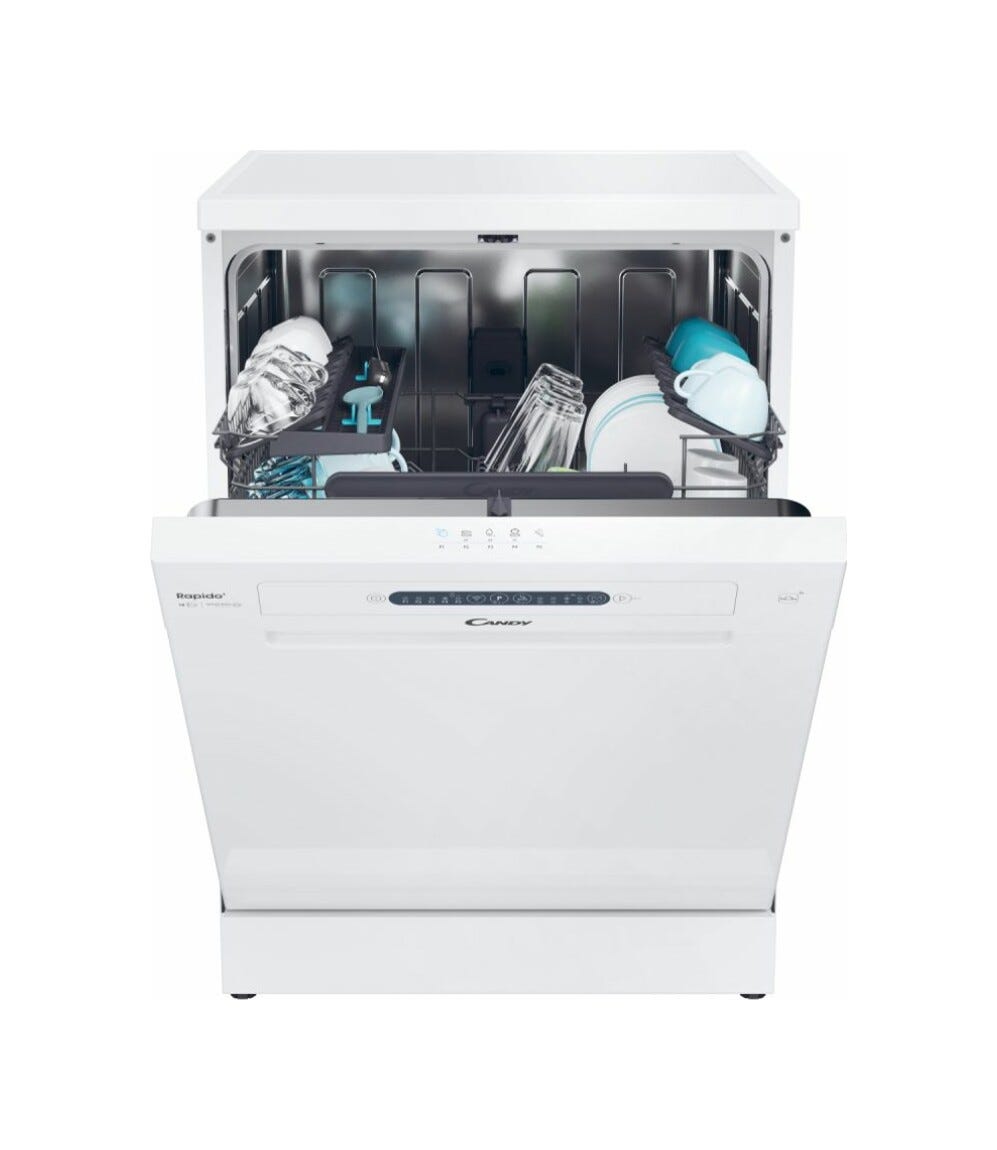 Candy CF 4E7L0W Rapido' Lavastoviglie a libera installazione cm. 60 - 14 coperti - bianco