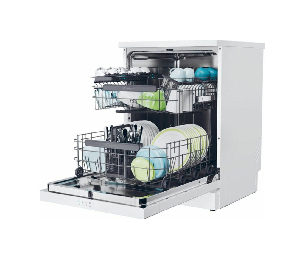 Candy CF 4E7L0W Rapido' Lavastoviglie a libera installazione cm. 60 - 14 coperti - bianco