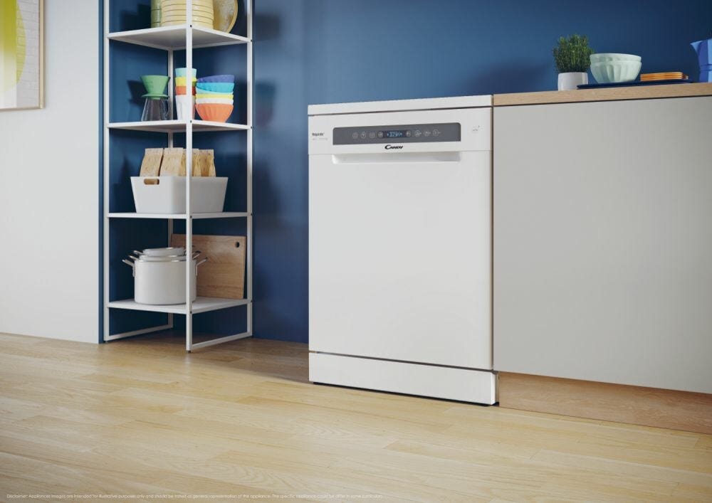 Candy CF 4C6F0W Rapidò Lavastoviglie a libera installazione cm. 60 - 14 coperti - bianco